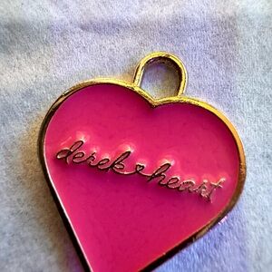 Derek Heart Pink Heart Pendant